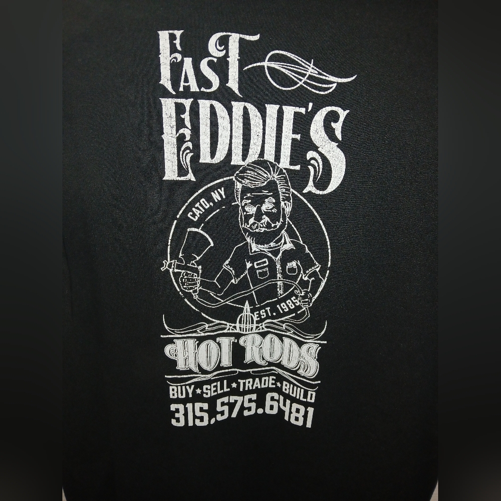 Gildan Black Fast Eddie's Graphic Tee